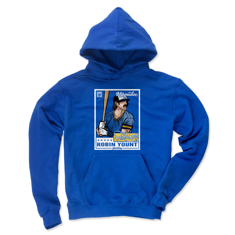 Hoodie featuring design named Robin Yount Throwback Card WHT, product image 2 of 2
