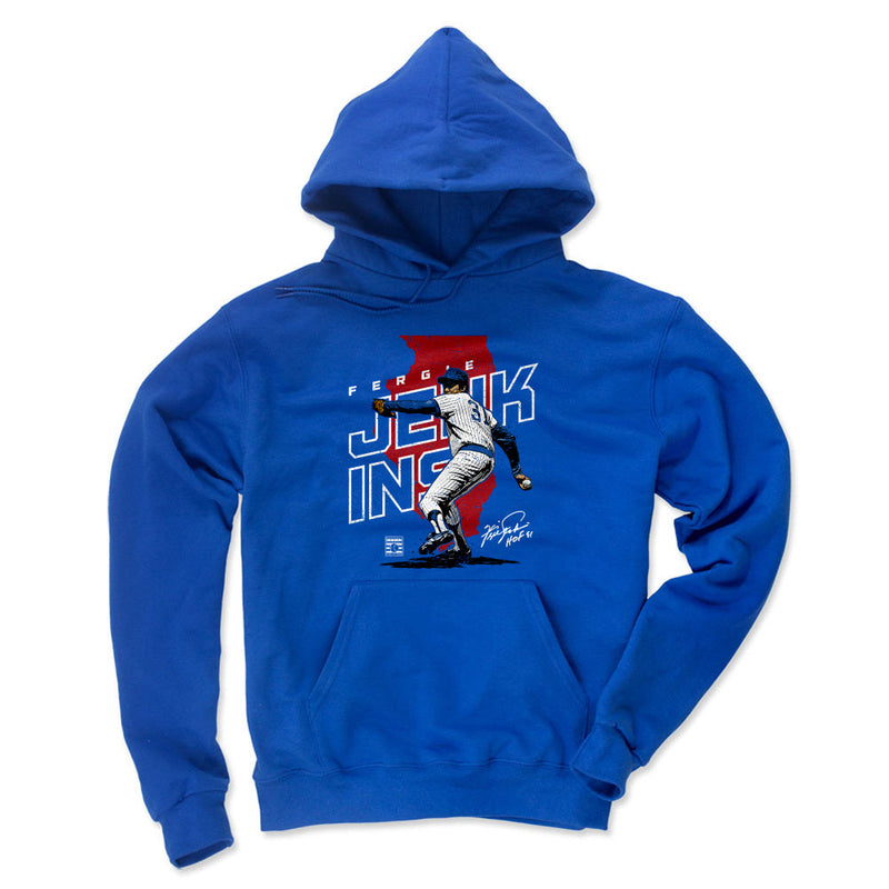 Hoodie featuring design named Fergie Jenkins Player Map WHT, product image 2 of 2
