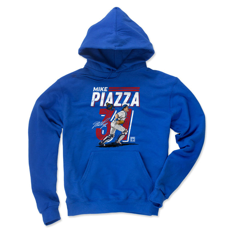 Hoodie featuring design named Mike Piazza Dash WHT, product image 1 of 2