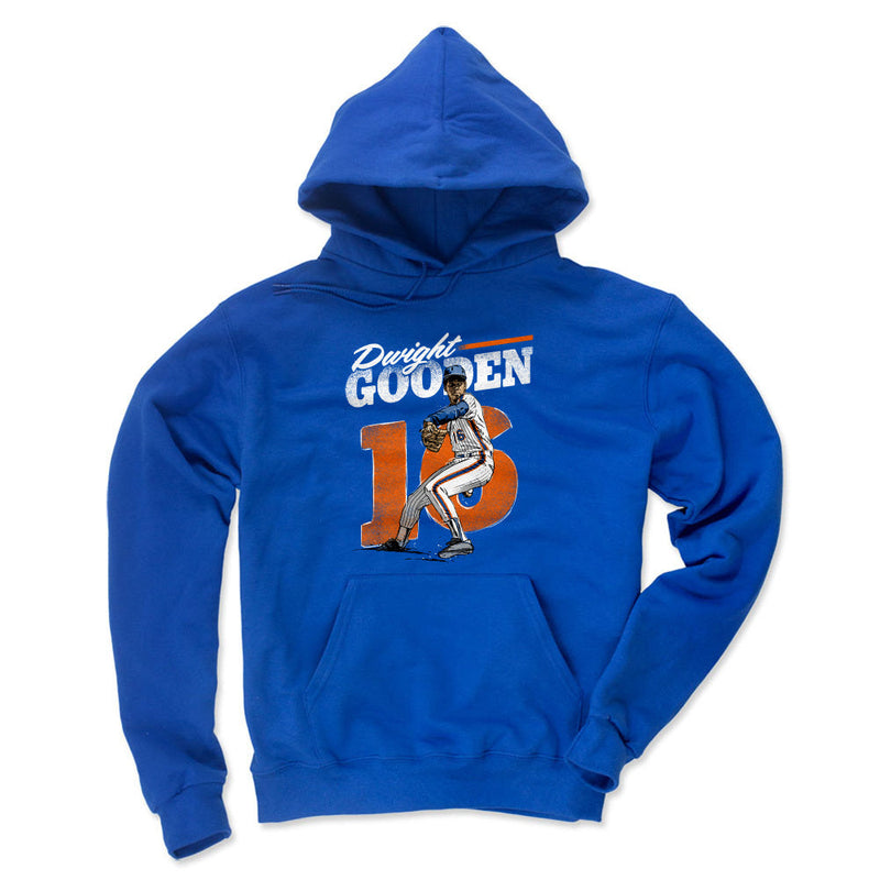 Hoodie featuring design named Dwight Gooden Retro WHT, product image 1 of 2