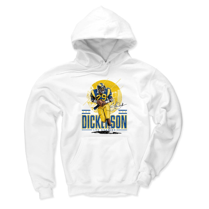 Hoodie featuring design named Eric Dickerson Los Angeles Skyline, product image 3 of 3