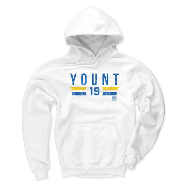 Hoodie featuring design named Robin Yount Font B, product image 1 of 3