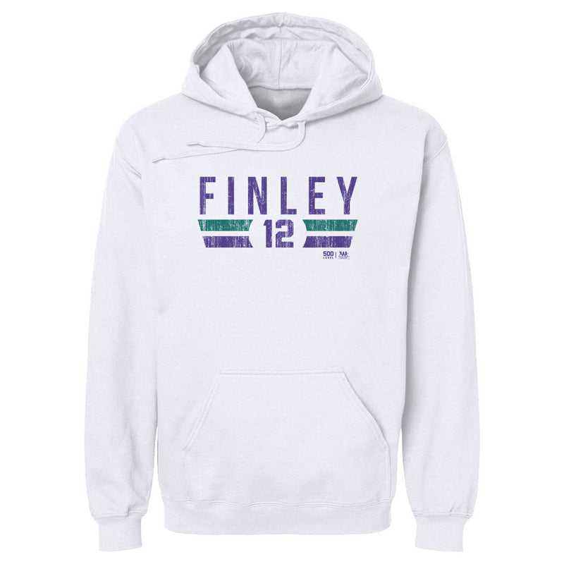 White Hoodie featuring design named Steve Finley Arizona Font