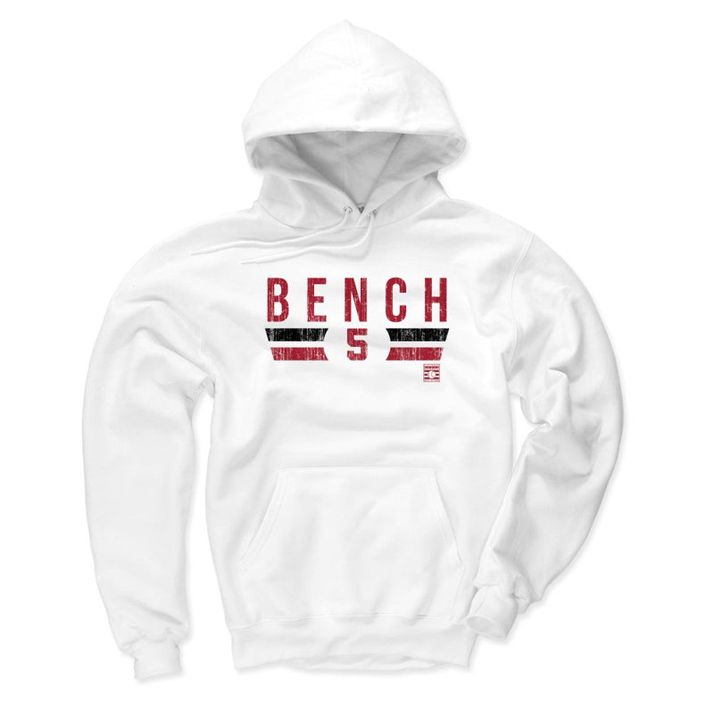 Hoodie featuring design named Johnny Bench Font R, product image 1 of 3
