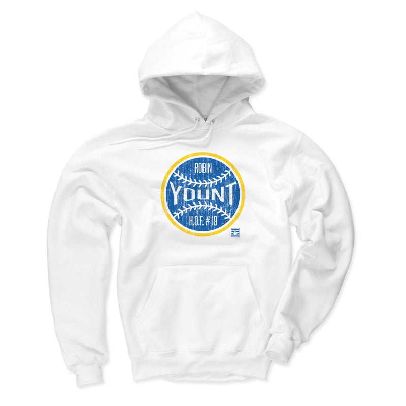 Hoodie featuring design named Robin Yount Ball B, product image 1 of 3