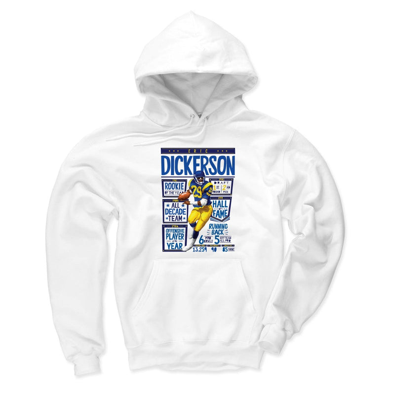 Hoodie featuring design named Eric Dickerson Stats B, product image 2 of 3