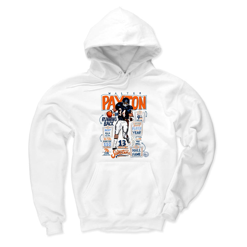 Hoodie featuring design named Walter Payton Stats, product image 3 of 3