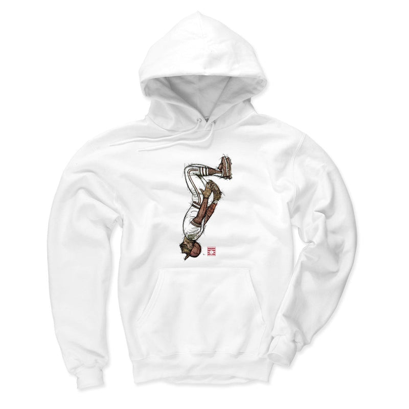 Hoodie featuring design named Ozzie Smith Sketch Backflip R, product image 3 of 3