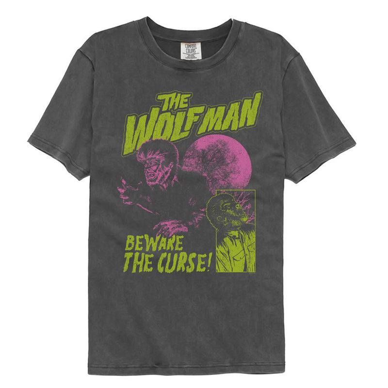 T-Shirt featuring design named Universal Monsters - Wolfman Beware the Curse