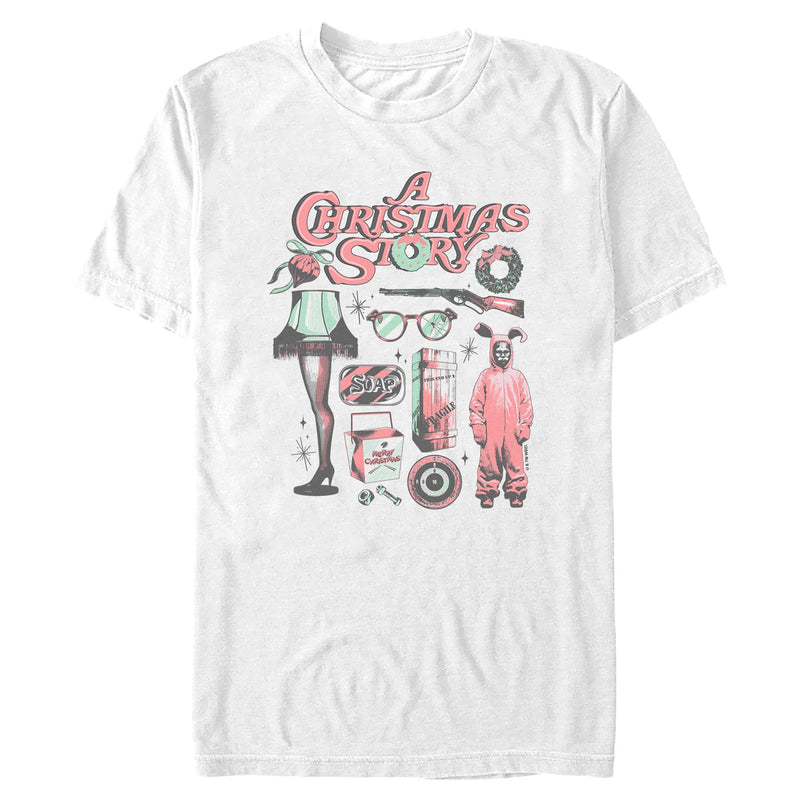 T-Shirt featuring design named A Christmas Story - Chart Icons