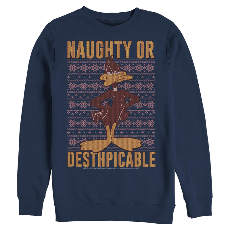 Navy Sweatshirt featuring design named Looney Tunes - Daffy Sweater