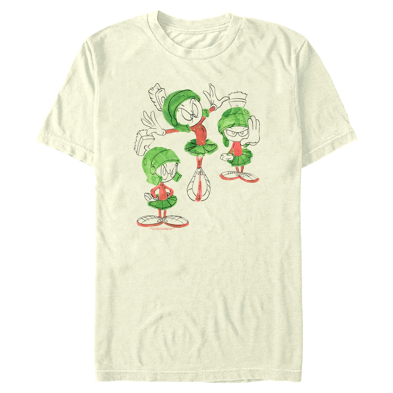 Natural T-Shirt featuring design named Looney Tunes - Marvin Paints