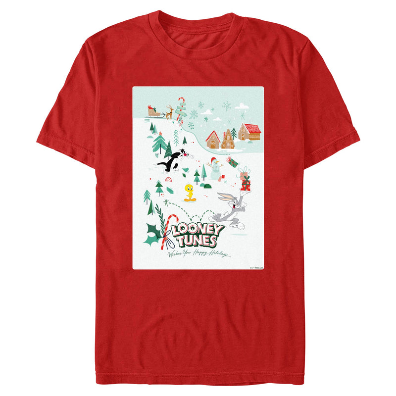 T-Shirt featuring design named Looney Tunes - Looney Snow Day