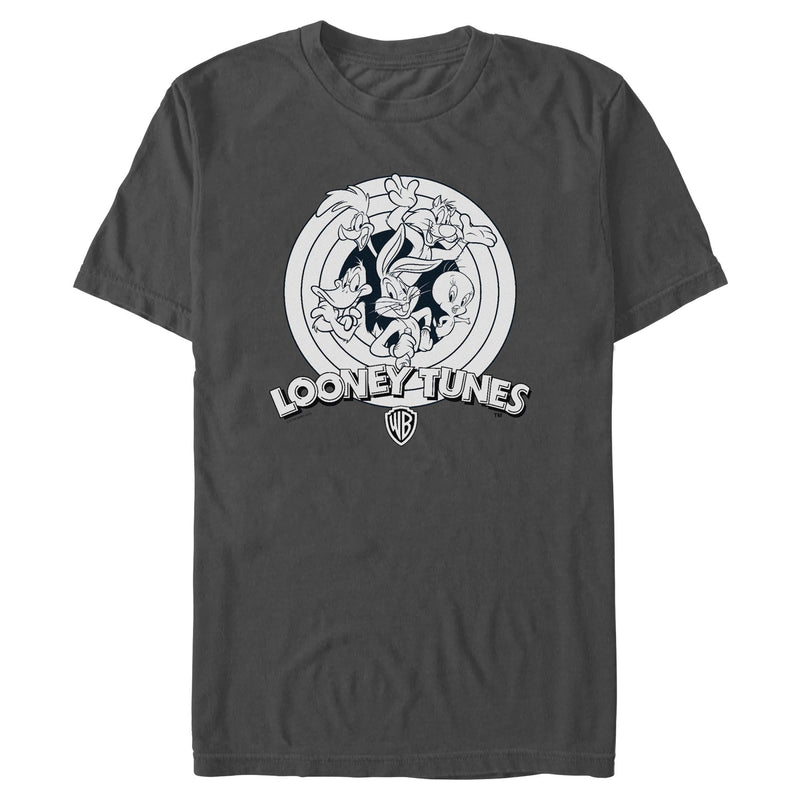 Charcoal T-Shirt featuring design named Looney Tunes - Looney Circle Group