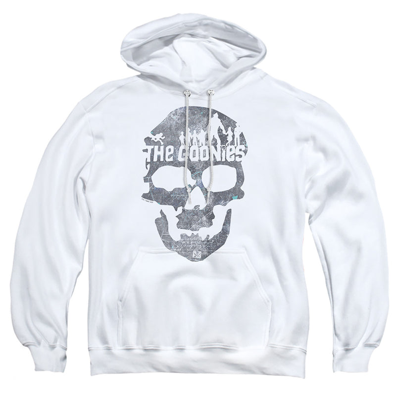 Hoodie featuring design named The Goonies - Skull (White)