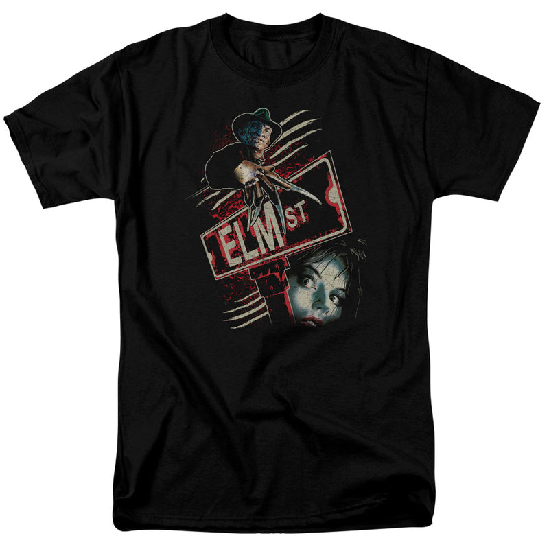 T-Shirt featuring design named Nightmare on Elm Street - Elm Street Sign, product image 1 of 2