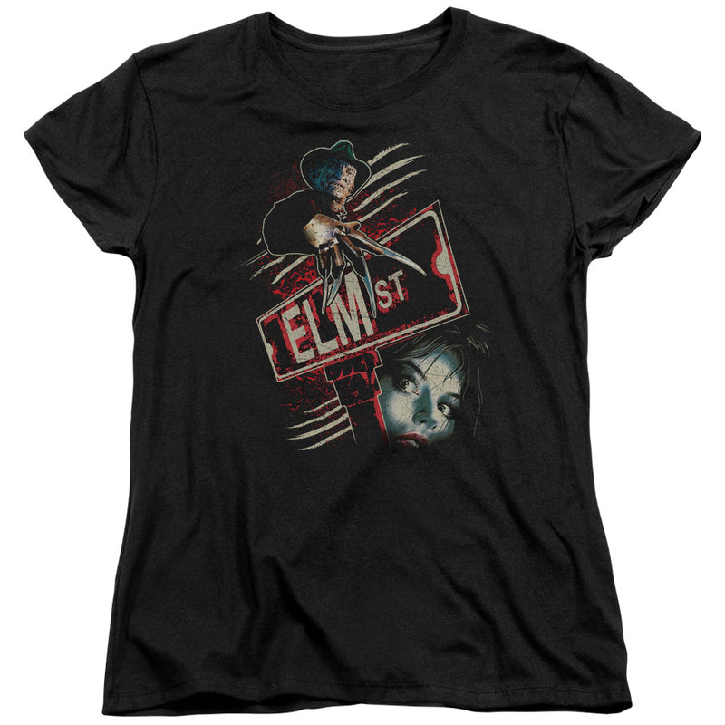 T-Shirt featuring design named Nightmare on Elm Street - Elm Street Sign, product image 2 of 2