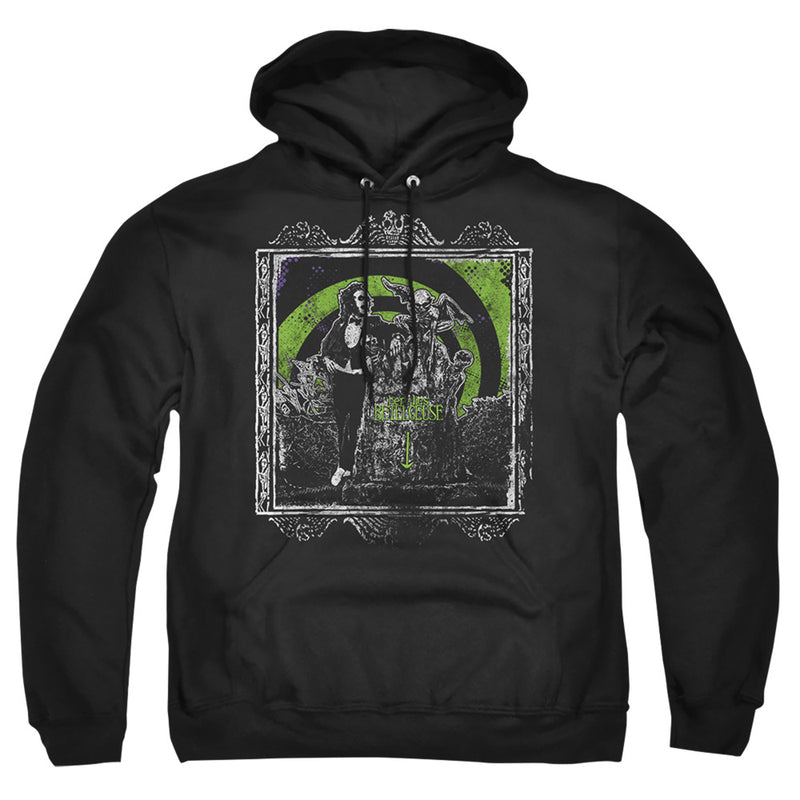 Hoodie featuring design named Beetlejuice - Here Lies