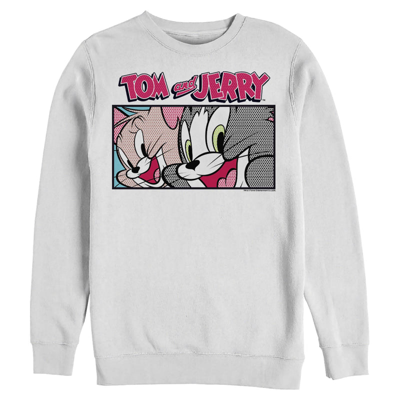 Sweatshirt featuring design named Tom & Jerry - Lichtenstein Tom & Jerry