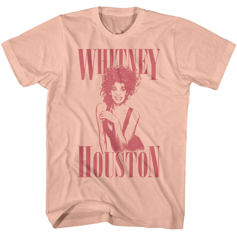 Whitney Houston - Peach Monochrome