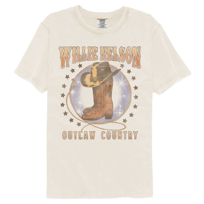 Willie Nelson - Boots and Hat (Comfort Colors)