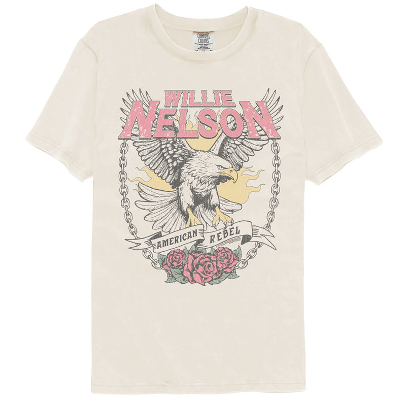 T-Shirt featuring design named Willie Nelson - American Rebel (Comfort Colors)
