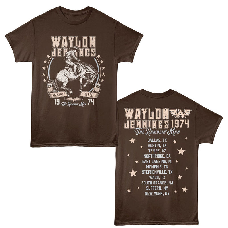 Waylon Jennings - Nashville Rebel Cowboy (Front & Back)