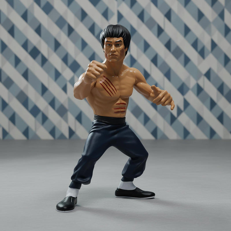 Bruce Lee Heels and Faces Retro Action Figure | Bloody product image 5 of 7