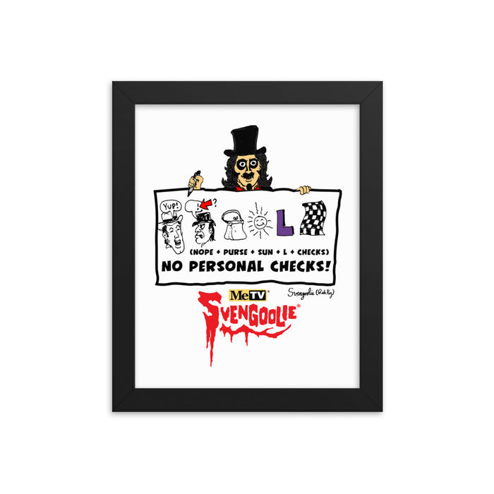 "Too Drawn Out" Svengoolie® Art Print by Rich Koz