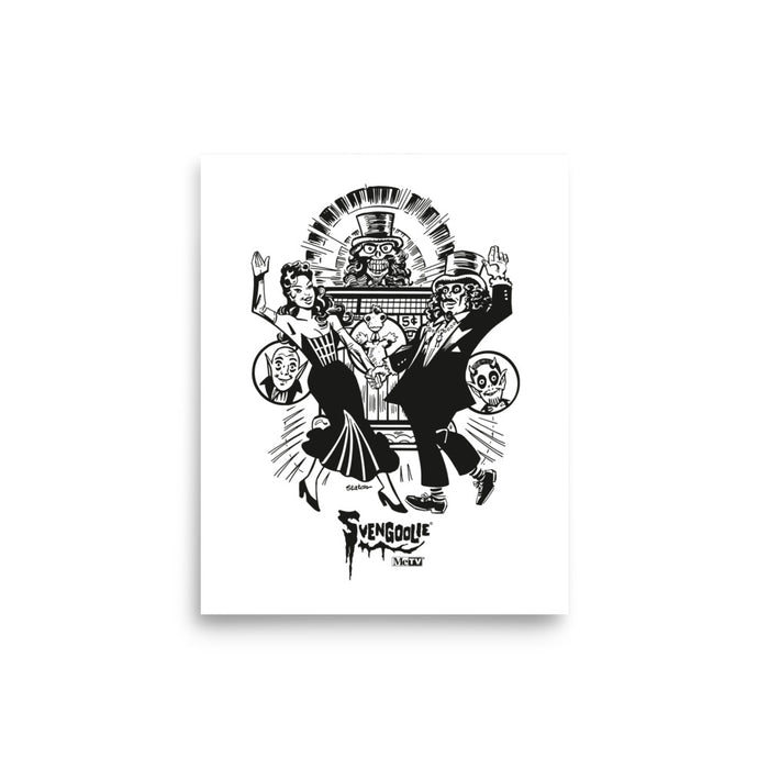 "Sven Boogie" Svengoolie® Art Print by Joe Staton (2025 Series)