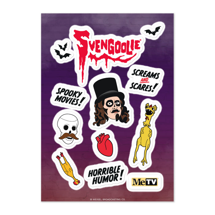Svengoolie® Spooky Sticker Sheet
