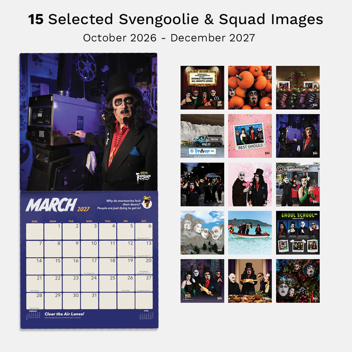 2027 Svengoolie® Wall Calendar
