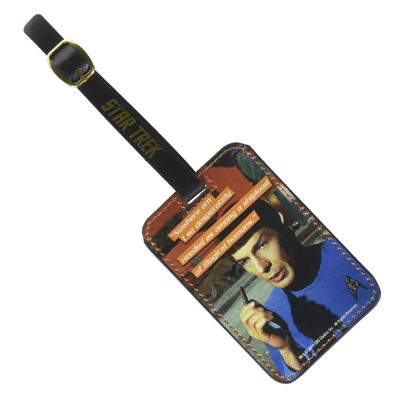 Star Trek Spock Graphic Luggage Tag