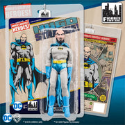 Gray and blue Hugo Strange as Batman action figure in clear package with the text 'HUGO STRANGE!' in white letters across the top of the display card.