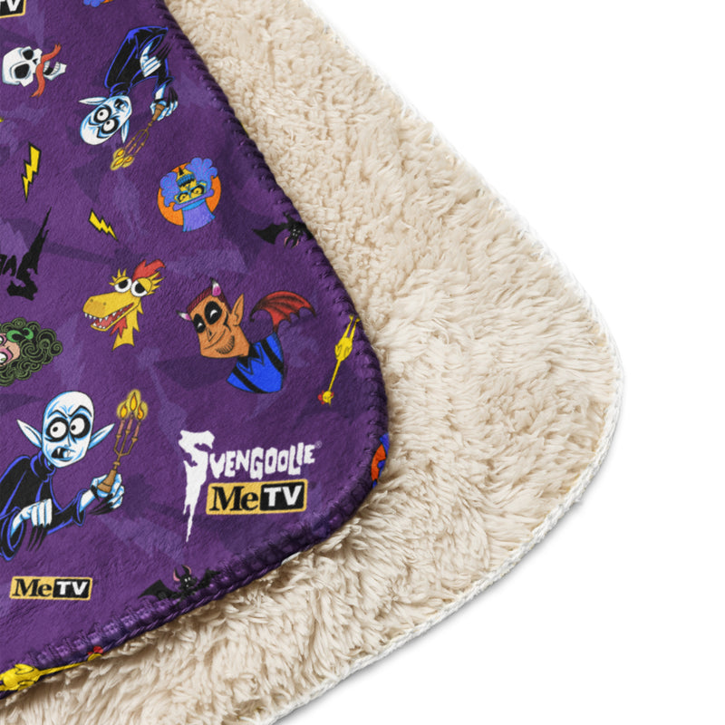 Svengoolie® Cartoon Pattern Throw Blanket