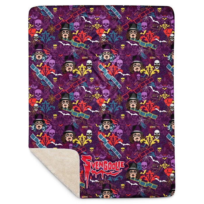 Svengoolie® "Film & Floral" Throw Blanket