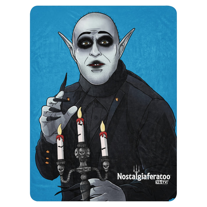 Nostalgiaferatoo™ Portrait Throw Blanket