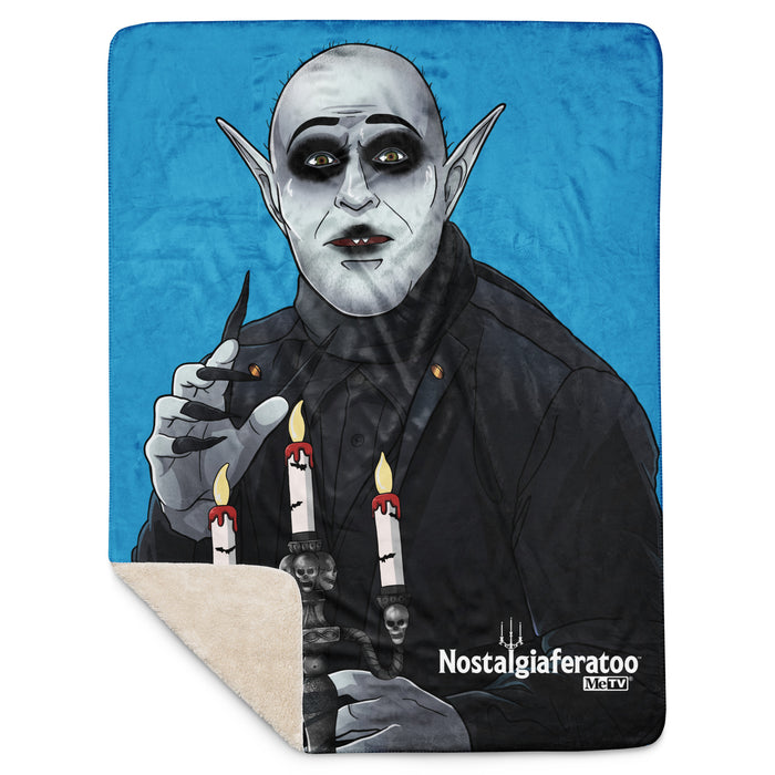 Nostalgiaferatoo™ Portrait Throw Blanket