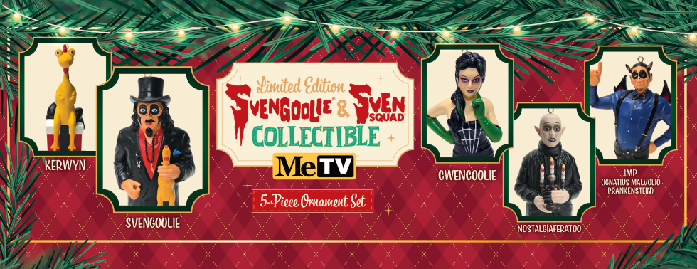 Svengoolie® 5-Piece Ornament Set