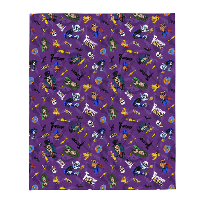 Svengoolie® Cartoon Pattern Throw Blanket
