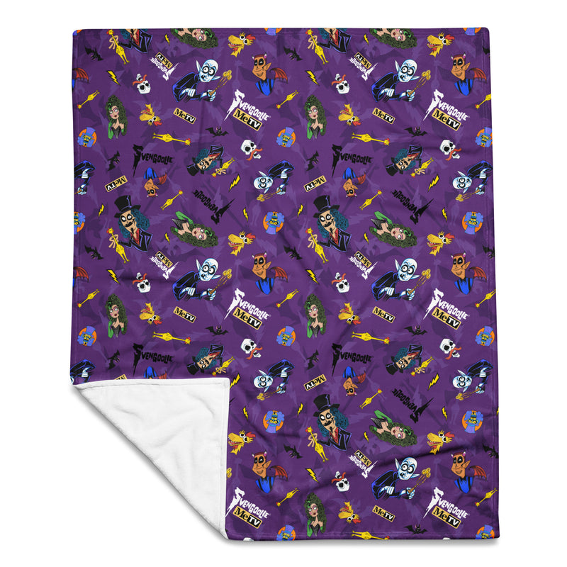 Svengoolie® Cartoon Pattern Throw Blanket