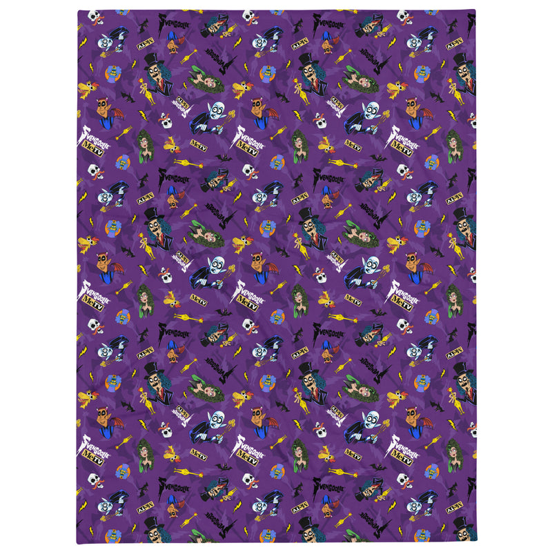 Svengoolie® Cartoon Pattern Throw Blanket