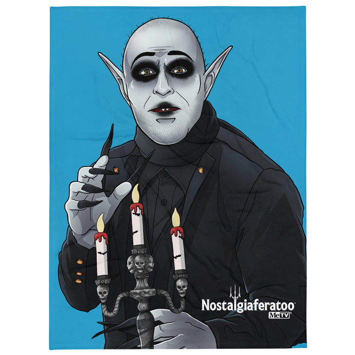 Nostalgiaferatoo™ Portrait Throw Blanket