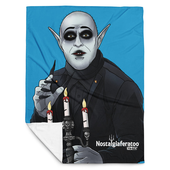 Nostalgiaferatoo™ Portrait Throw Blanket