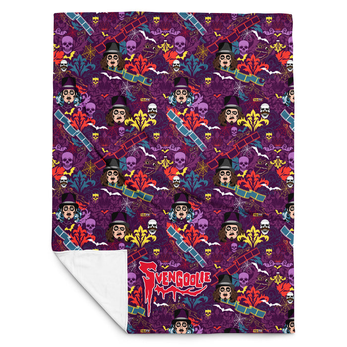Svengoolie® "Film & Floral" Throw Blanket