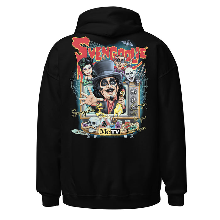 "Svengoolie's in the House" Svengoolie® Pullover Hoodie by Allen Mudgett (2026 Series)