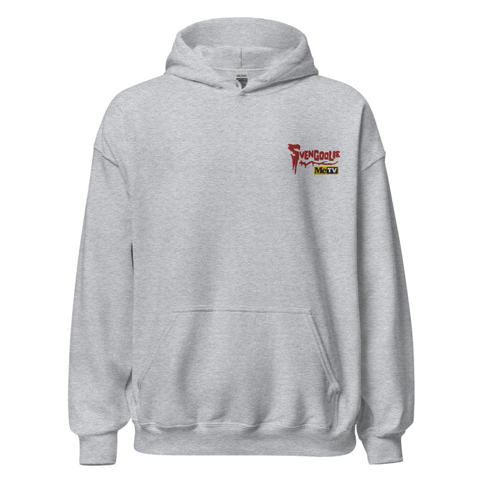 "Too Drawn Out" Svengoolie® Pullover Hoodie by Rich Koz