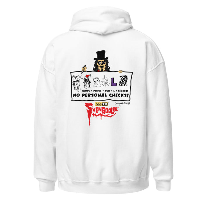 "Too Drawn Out" Svengoolie® Pullover Hoodie by Rich Koz