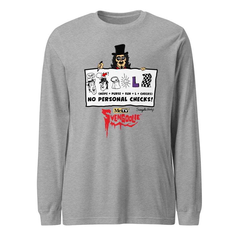 "Too Drawn Out" Svengoolie® Long-sleeve Shirt by Rich Koz