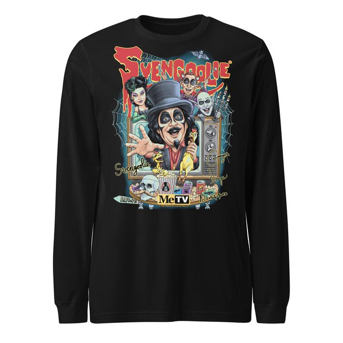 "Svengoolie's in the House" Svengoolie® Long-sleeve Shirt by Allen Mudgett (2026 Series)